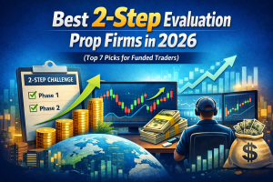 Read more about the article Best 2-Step Evaluation Prop Firms in 2026 (Top 7 Picks for Funded Traders)